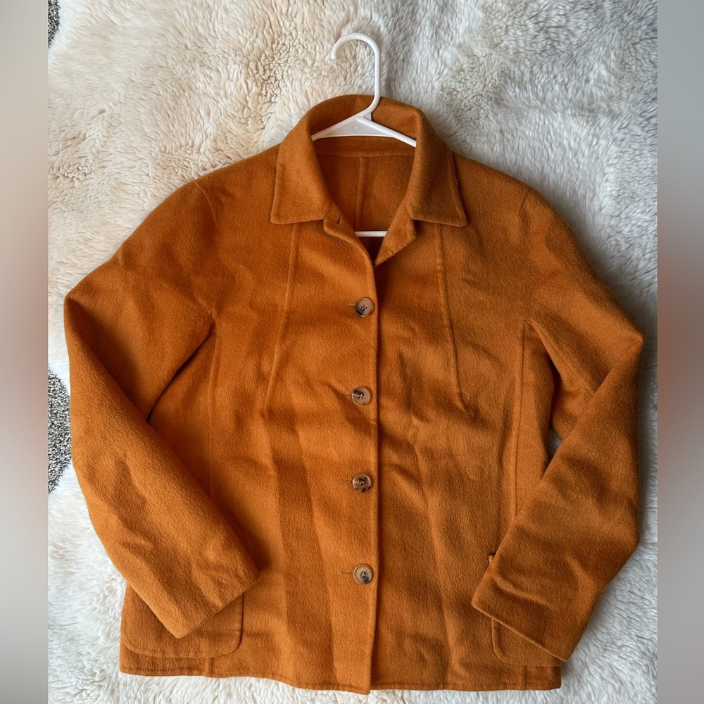 Vintage Kiton angora/wool buttoned cardigan